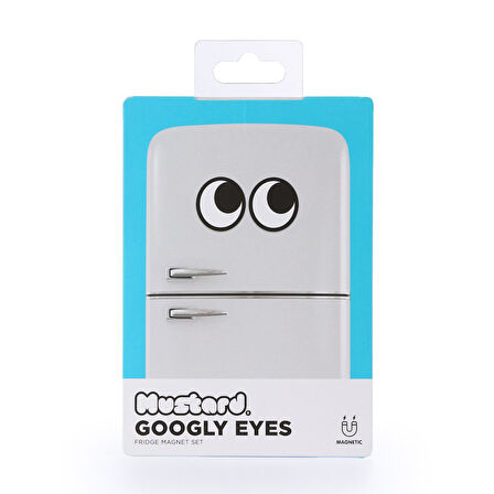 Mustard Googly Eyes Buzdolabı Magnetleri