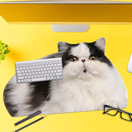 Mustard Fat Cat Mousepad