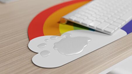 Mustard Rainbow Mousepad