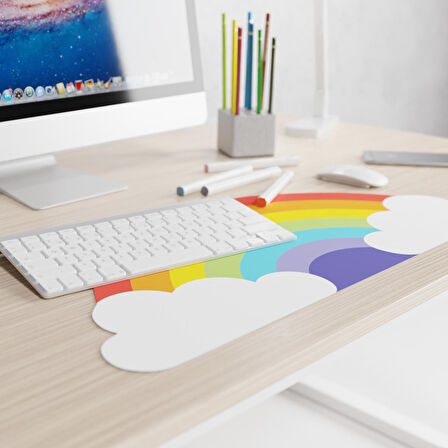 Mustard Rainbow Mousepad