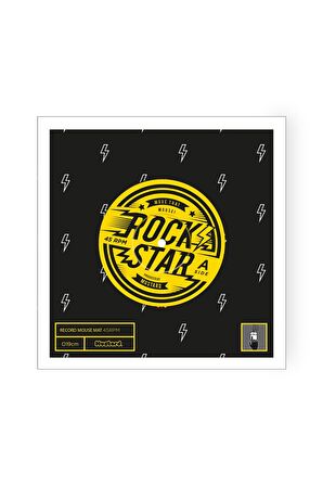 Mustard Rock N Roll Mouse Pad