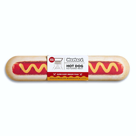 Mustard Hot Dog Silikon Klavye Desteği