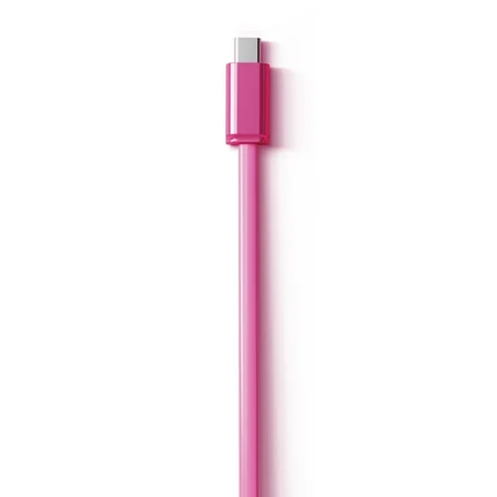 Mustard M11080A Juicy Boosta  USB-C 100W Hızlı Şarj Kablosu - Pembe