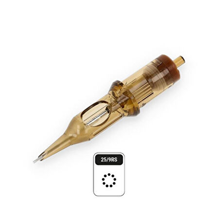 Kwadron 0809 RSLT Round Shader Long Taper - Kartuş Dövme İğnesi