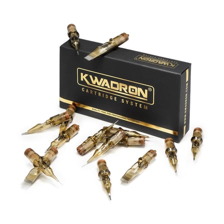 Kwadron 0801 RLLT 1 RL 0.25 mm Round Liner Long Taper Kartuş Dövme İğnesi 20 Adet