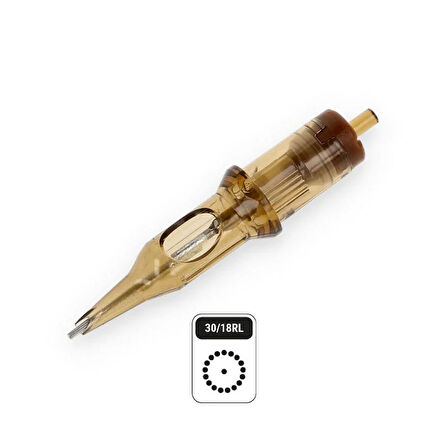 Kwadron 1018 RLLT Round Liner Long Taper - Kartuş Dövme İğnesi