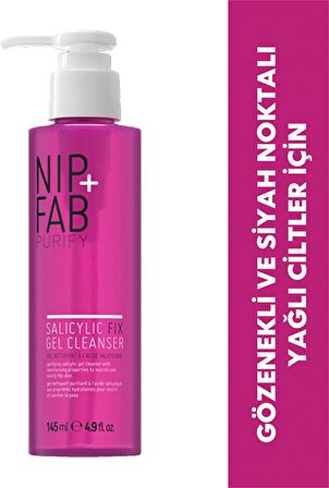 NIP + FAB Nip+Fab Salisilik Asit Fix Yağlı Ciltler Için Yüz Yıkama Jeli 145 ml