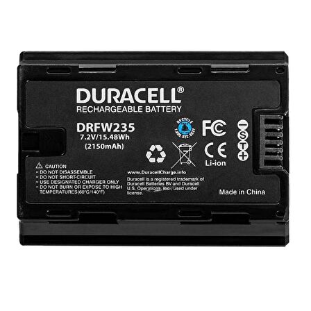 Duracell Fujifilm NP-W235 Li-Ion Şarjlı Batarya