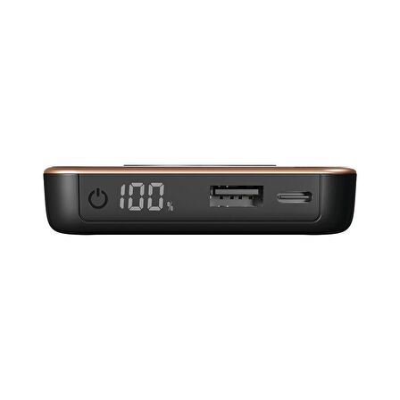 Duracell 10.000mAh Wireless Powerbank Core10 PD 25W ( USB-A, USB-C ) - Siyah