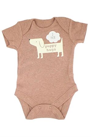 Bebek %100 1. Sınıf Pamuk 3'lü Bodysuit/zıbın Set