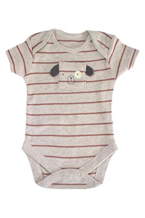 Bebek %100 1. Sınıf Pamuk 3'lü Bodysuit/zıbın Set