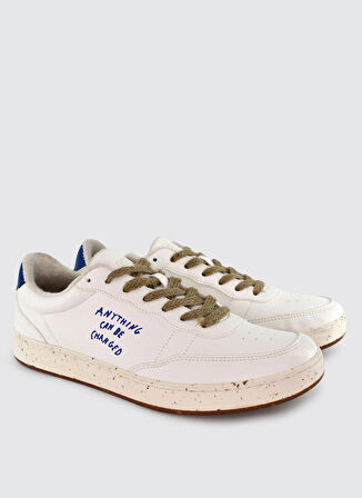 Acbc Beyaz - Mavi Erkek Sneaker SHACBEVE