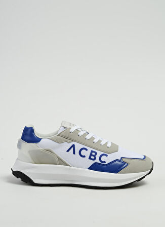 Acbc Beyaz - Mavi Erkek Sneaker SHACBRUN