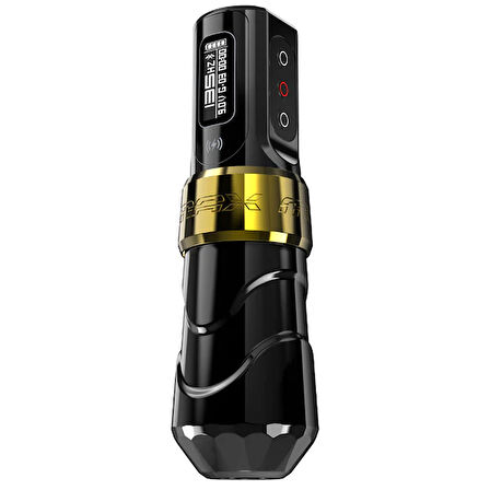 FK Irons Flux Max | 3.2 mm Stroke | Gold Stealth Renk | Tek Bataryalı - Kablosuz Dövme Makinesi