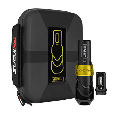 FK Irons Flux Max | 3.2 mm Stroke | Gold Stealth Renk | Çift Bataryalı - Kablosuz Dövme Makinesi