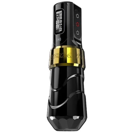 FK Irons Flux Max | 4.0 mm Stroke | Gold Stealth Renk | Tek Bataryalı - Kablosuz Dövme Makinesi