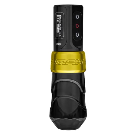 FK Irons Flux Max | 4.0 mm Stroke | Gold Stealth Renk | Çift Bataryalı - Kablosuz Dövme Makinesi