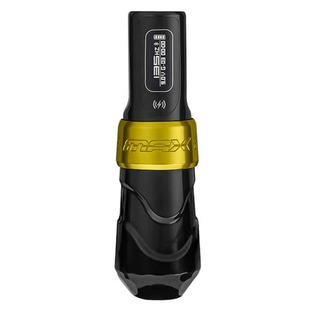 FK Irons Flux Max | 4.0 mm Stroke | Gold Stealth Renk | Çift Bataryalı - Kablosuz Dövme Makinesi