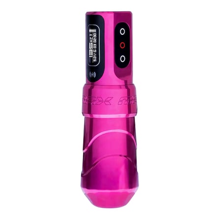 FK Irons Flux Max | 4.0 mm Stroke | Bubblegum Renk | Çift Bataryalı | Kablosuz Dövme Makinesi