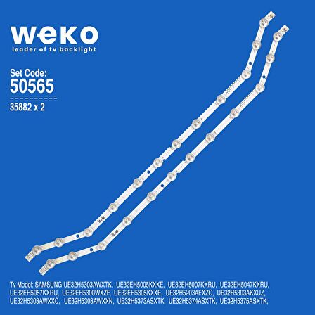 WKSET-5565 35882X2 D3GE-320SM1-R2  2 ADET LED BAR