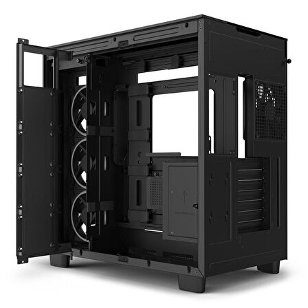 NZXT H Series H9 Elite Edition CM-H91EB-01 Temperli Cam Siyah Mid Tower Gaming (Oyuncu) Kasa