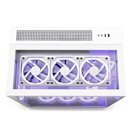 Nzxt H Series H9 Elite CM-H91EW-01 4 Fanlı Beyaz ATX Oyuncu Bilgisayar Kasası