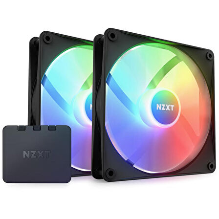 NZXT F140 RGB Core Siyah 2x140 mm Fan RF-C14DF-B1 (İkili Fan)