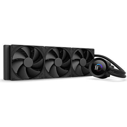 NZXT Kraken Plus 360 AIO LCD 360mm Siyah Sıvı İşlemci Soğutucusu RL-KN360-B2