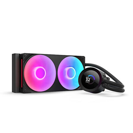 NZXT Kraken Plus 240mm RGB RL-KR240-B2 Siyah İşlemci Sıvı Soğutucu