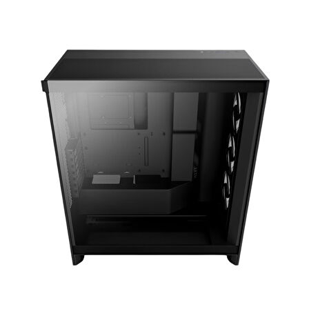 NZXT H7 Flow(2024) CM-H72FB-R1 RGB Black Tempered Glass USB 3.2 ATX Mid Tower Kasa