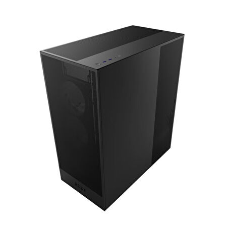 NZXT H7 Flow(2024) CM-H72FB-R1 RGB Black Tempered Glass USB 3.2 ATX Mid Tower Kasa