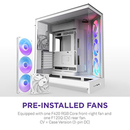 NZXT H Series H9 Flow RGB CM-H92FB-R1 Siyah ATX Mid Tower Gaming (Oyuncu) Kasa