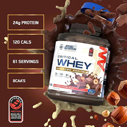 Critical Whey Protein 2kg Çikolata Fındık Aromalı