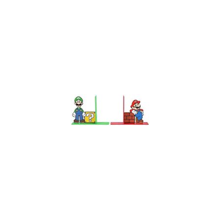 Paladone Super Mario Luigi Bookends ( Mario Luigi Motifli Kitaplık )