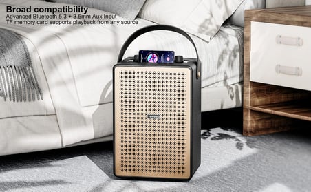 VEN-DENS VD-SPK017 Premium LED Işıklı Bluetooth Hoparlör