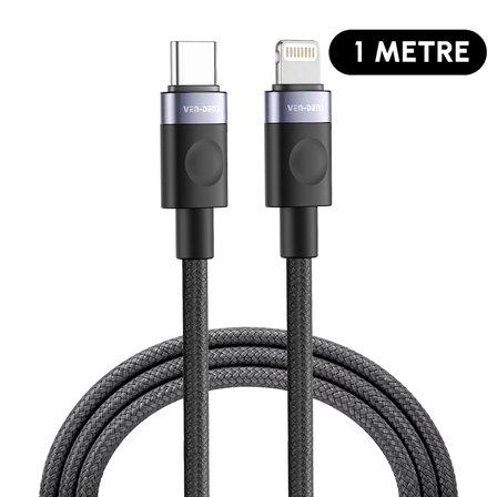 VEN-DENS VD-DCM04 Premium Lightning Hızlı Şarj Kablosu 27W - 2 Metre