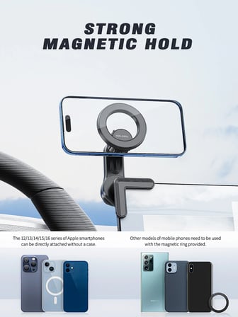Vendens VD-HD060 Premium Manyetik Araç Telefon Tutucu 360°