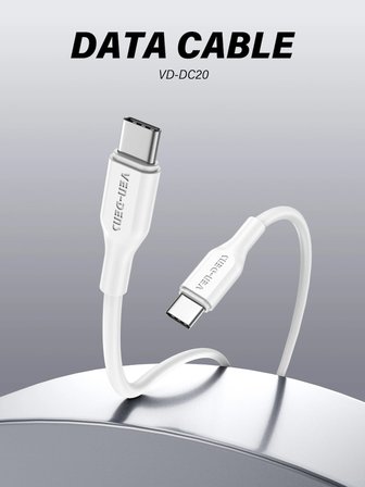 VEN-DENS VD-DC21CC-USB-C Premium Type-C Hızlı Şarj Kablosu 60W