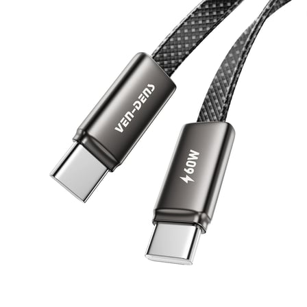VEN-DENS VD-DC22CL Premium USB-C to Lightning Örgülü Hızlı Şarj Kablosu