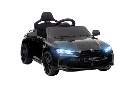 BMW M4 Lisanslı 12V Uzaktan Kumandalı Akülü Çocuk Arabası - Siyah (108 x 69.5 x 51 cm)