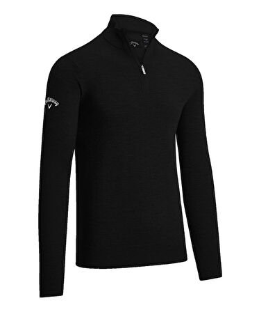 Callaway 1/4 Zip Merino Erkek Yün Karışımlı İnce Kazak