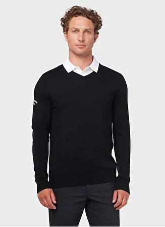 Callaway Thermal Merino Wool V-Neck Erkek V Yaka Termal Yün Kazak