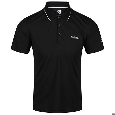 Regatta Maverik V Polo Yaka Erkek T-Shirt-SİYAH