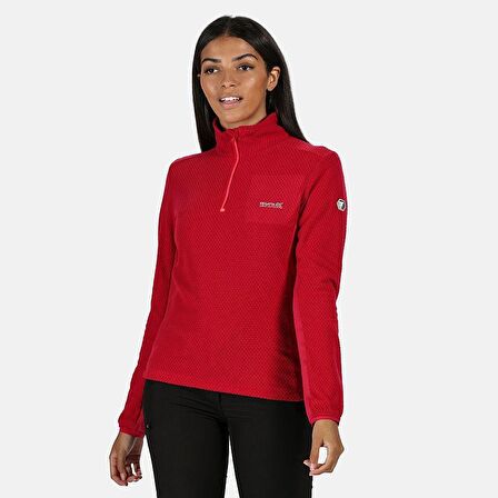 Regatta Highton Half Zip Bayan Polar-KIRMIZI