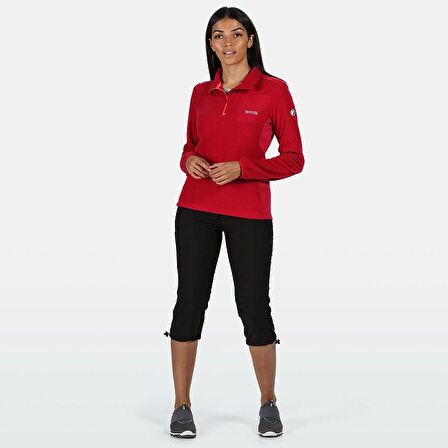 Regatta Highton Half Zip Bayan Polar-KIRMIZI