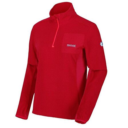 Regatta Highton Half Zip Bayan Polar-KIRMIZI