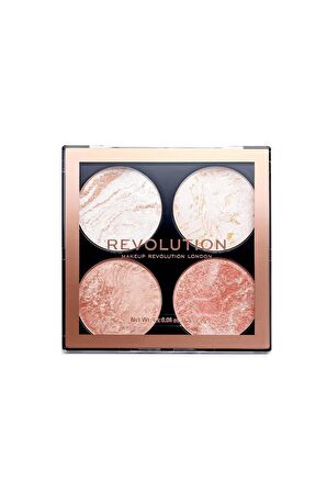 Revolution Cheek Kit Brozlaştırıcı Ve Aydınlatıcı 4'lü Allık Paleti 