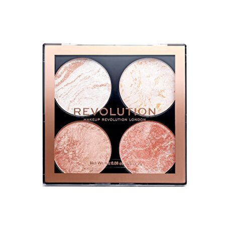 Revolution Cheek Kit Brozlaştırıcı Ve Aydınlatıcı 4'lü Allık Paleti 