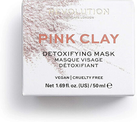 Revolution Skincare Pink Clay Detoxifying Yüz Maskesi 50 ml