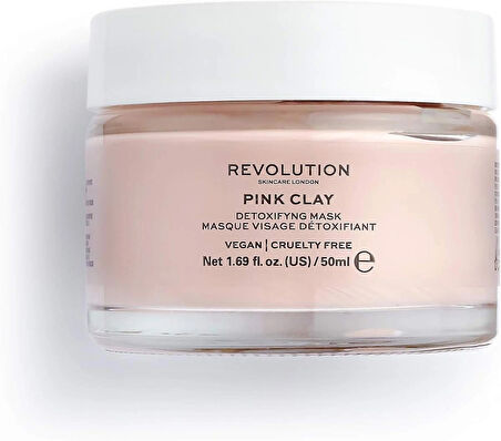 Revolution Skincare Pink Clay Detoxifying Yüz Maskesi 50 ml